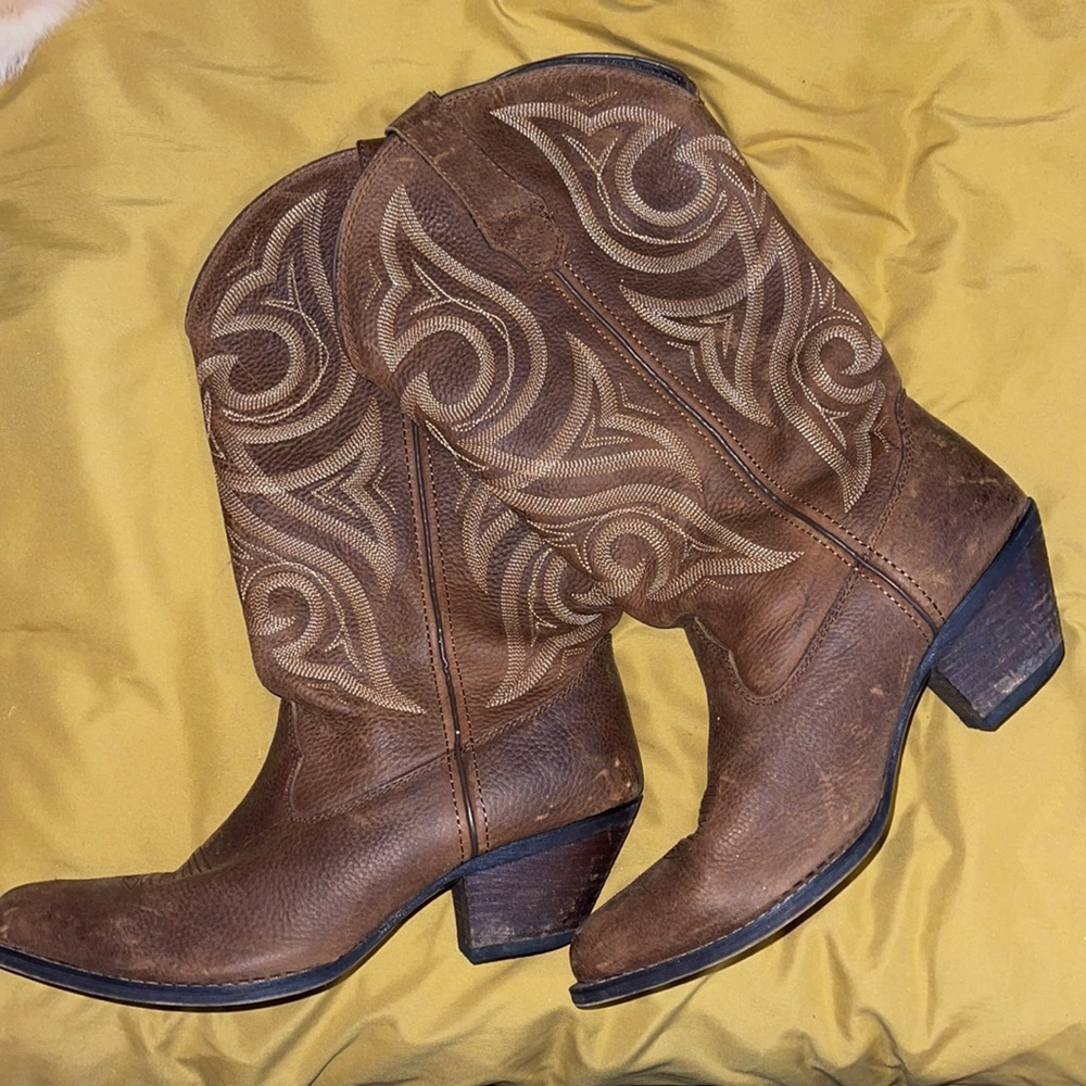 Women’s Durango Cowgirl Boots, Size 10M